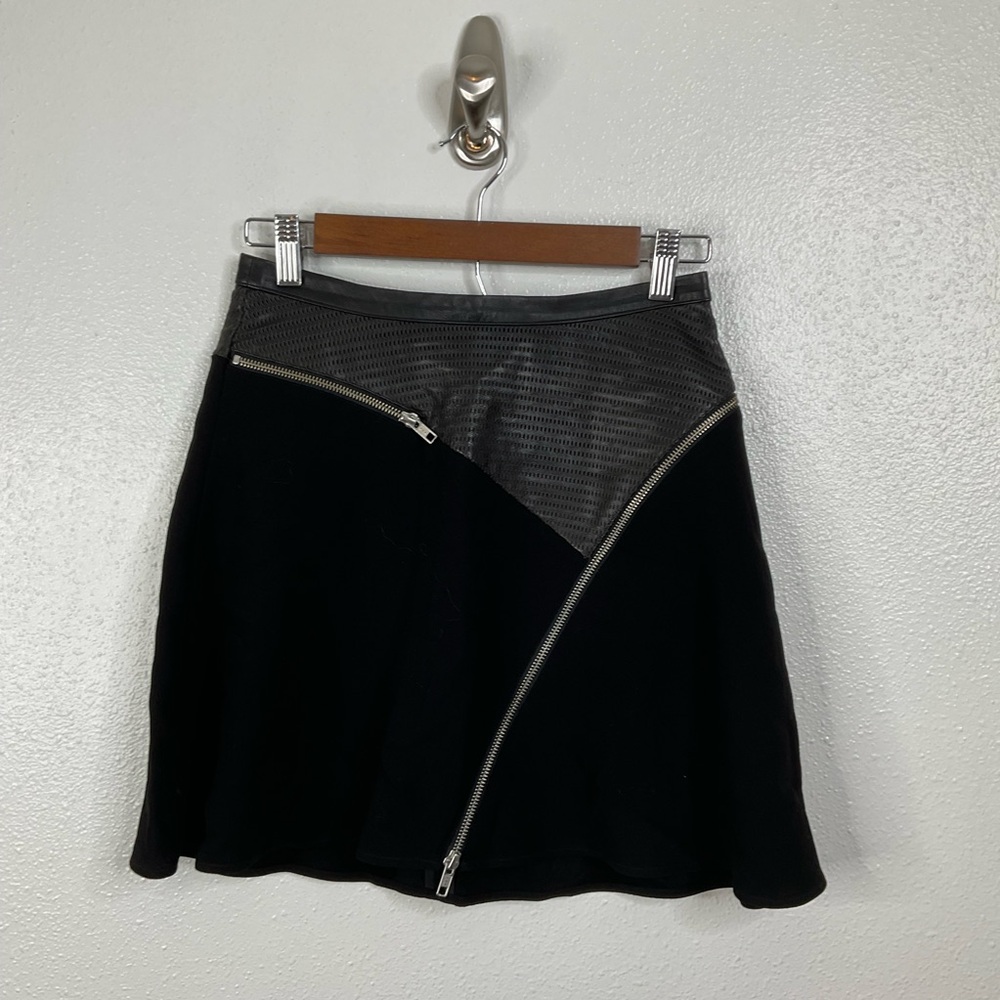 The Kooples Sport Black Mini Skirt Size Small